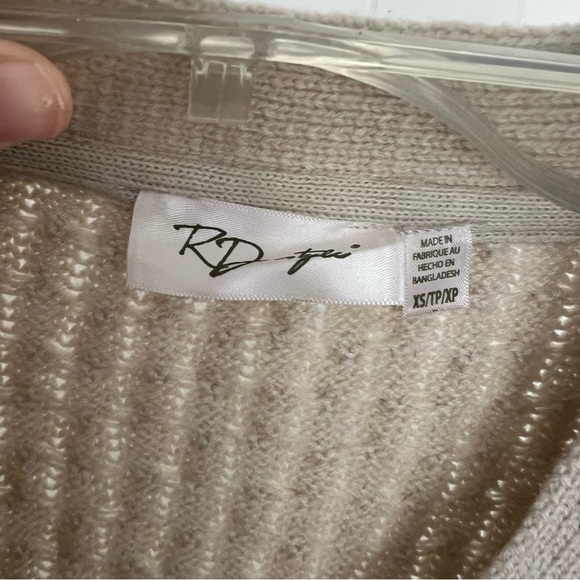 Cozy Cable Knit and Fringe Cardigan - Neutral Gray Brown - Picture 4 of 7